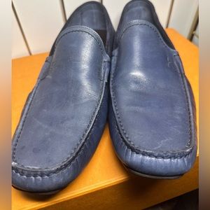 Salvatore Ferragamo Men’s Blue Loafer - excellent Condition Preloved